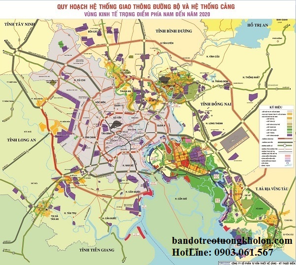 Bản đồ quy hoạch hệ thống giao thông đường bộ