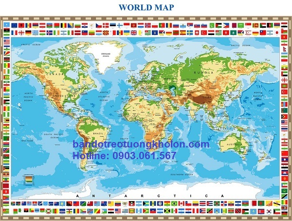 mua bản đồ thế giới