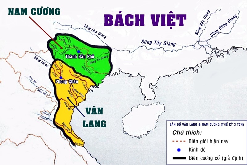 Bản đồ Việt Nam Thời Hồng Bàng