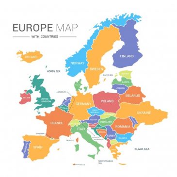 bản đồ châu Âu
