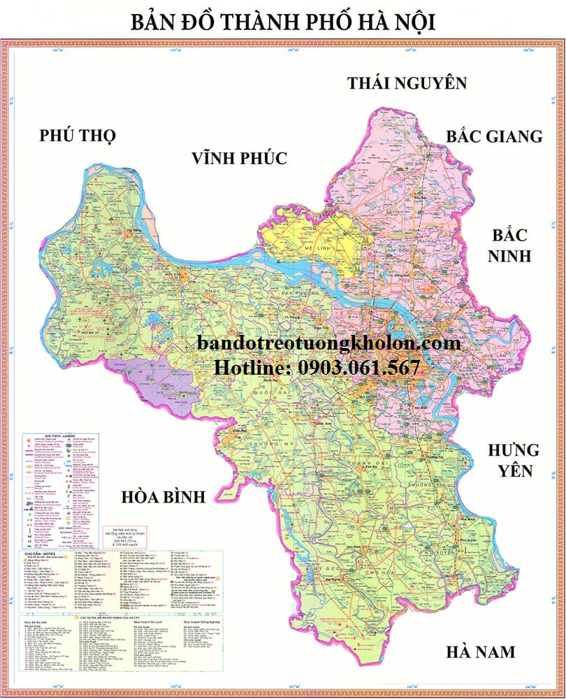 Bản Đồ Thành Phố Hà Nội