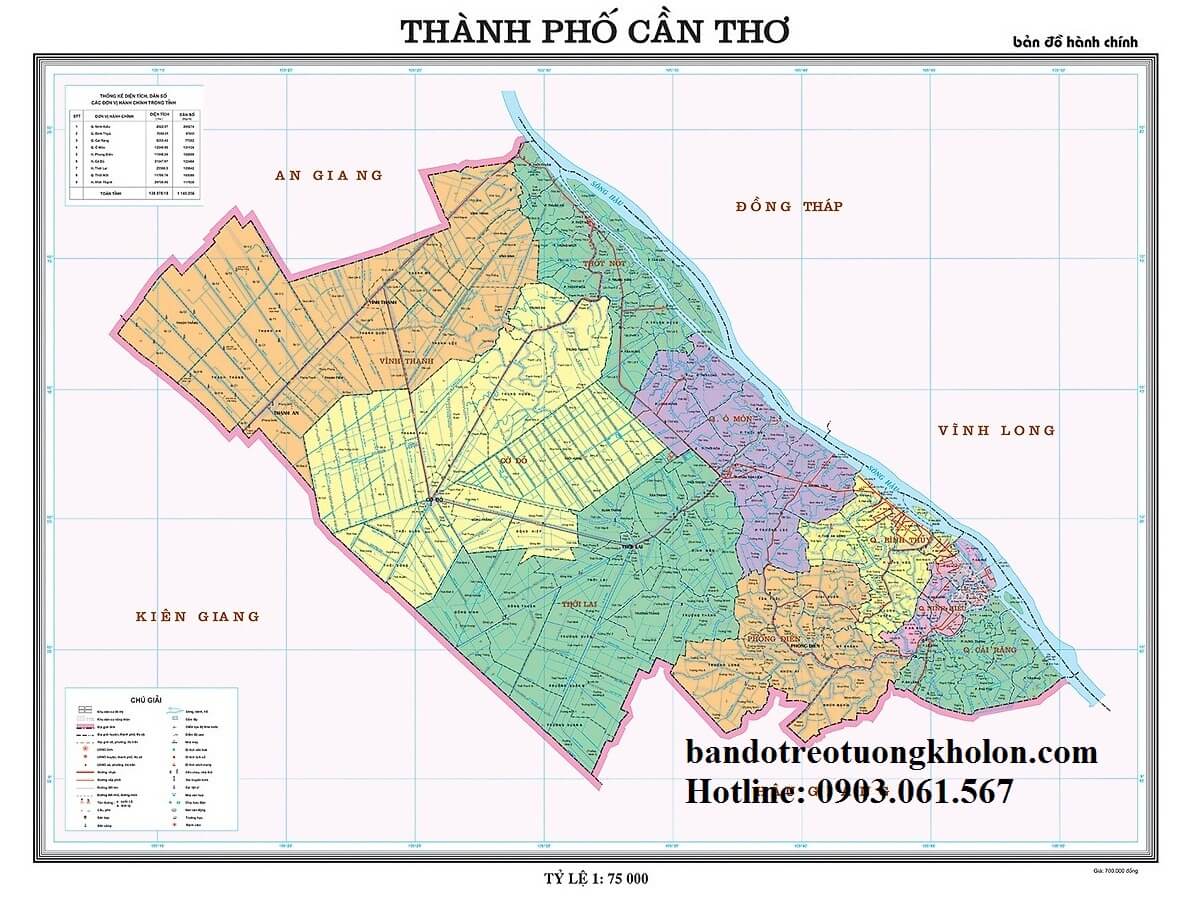 Bản Đồ Thành Phố Cần Thơ