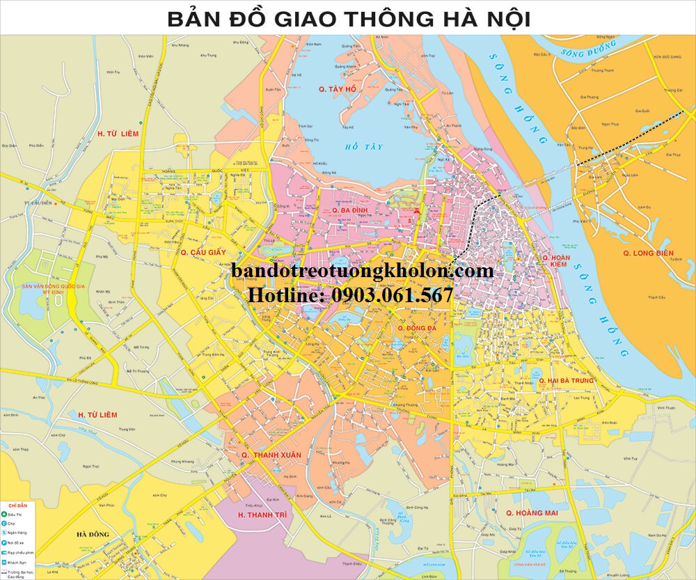 Bản Đồ Đường Xá Hà Nội