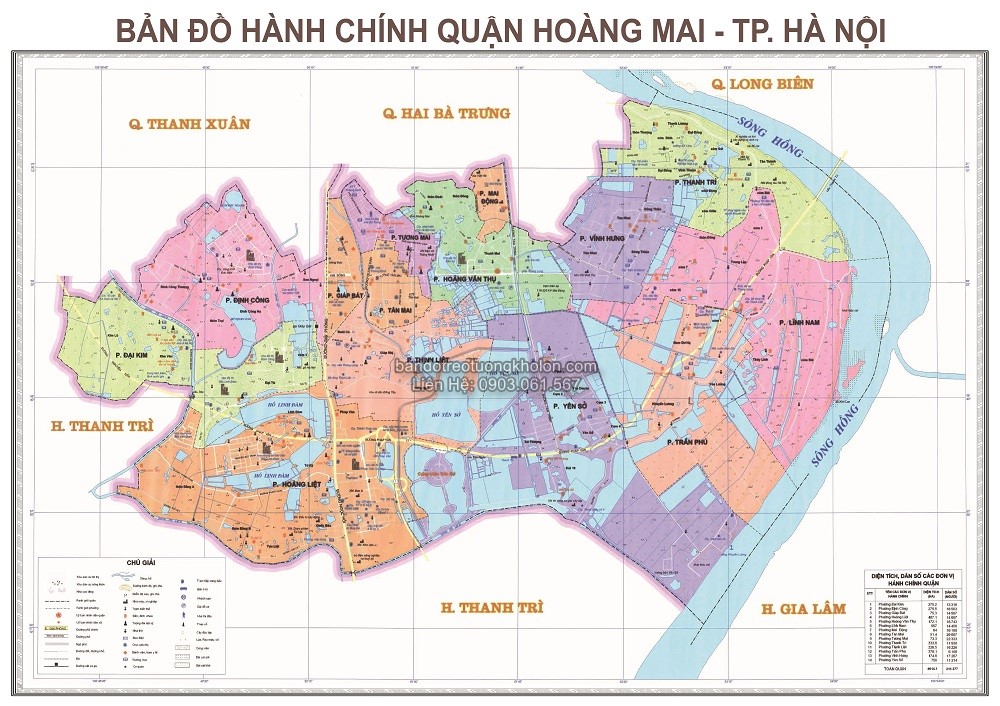 Bản Đồ Quận Hoàng Mai Thủ Đô Hà Nội