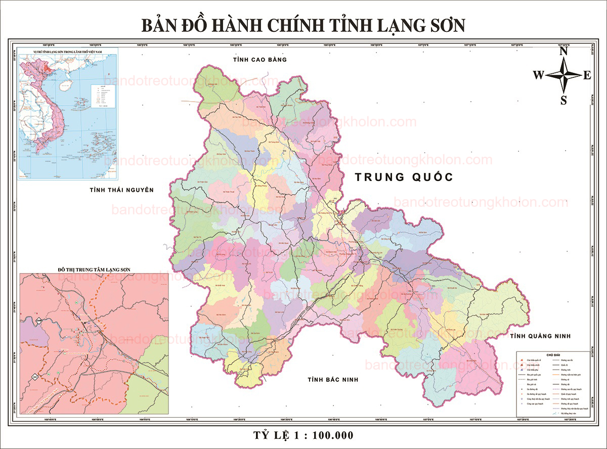 Bản Đồ Tỉnh Lạng Sơn Sau Sáp Nhập